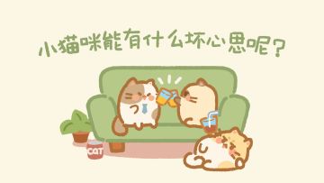 嘘，你听那只小猫在说什么……？