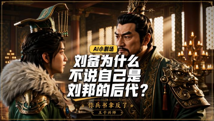 刘备为什么不说自己是刘邦的后代?截图