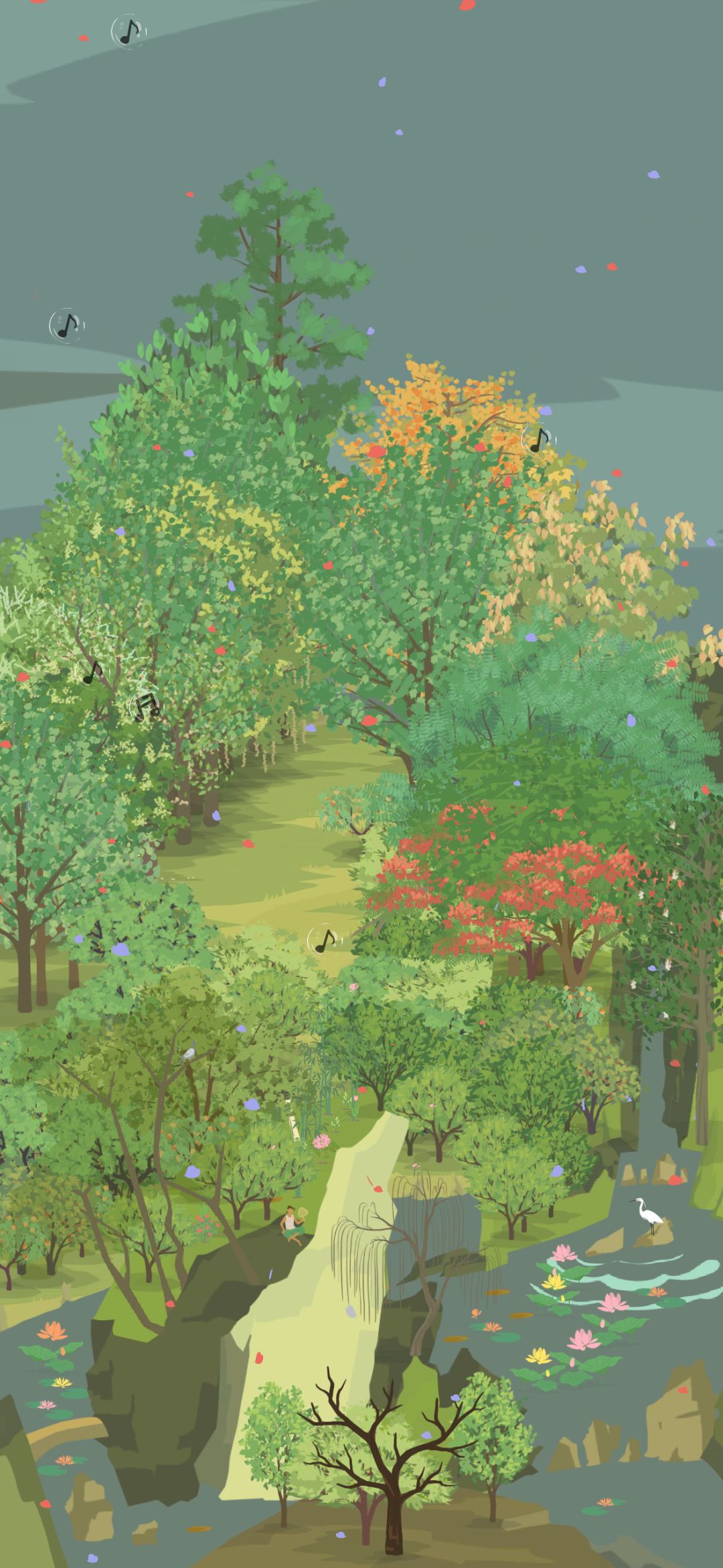 下花瓣雨啦～截图