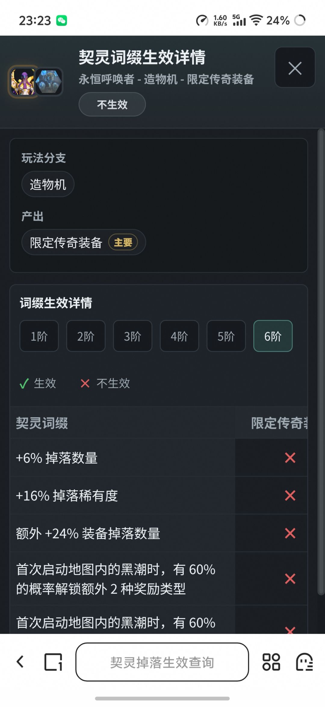 关于装备稀有度 1