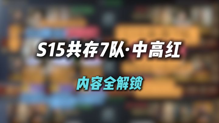 三谋S15共存7队·中高红版截图