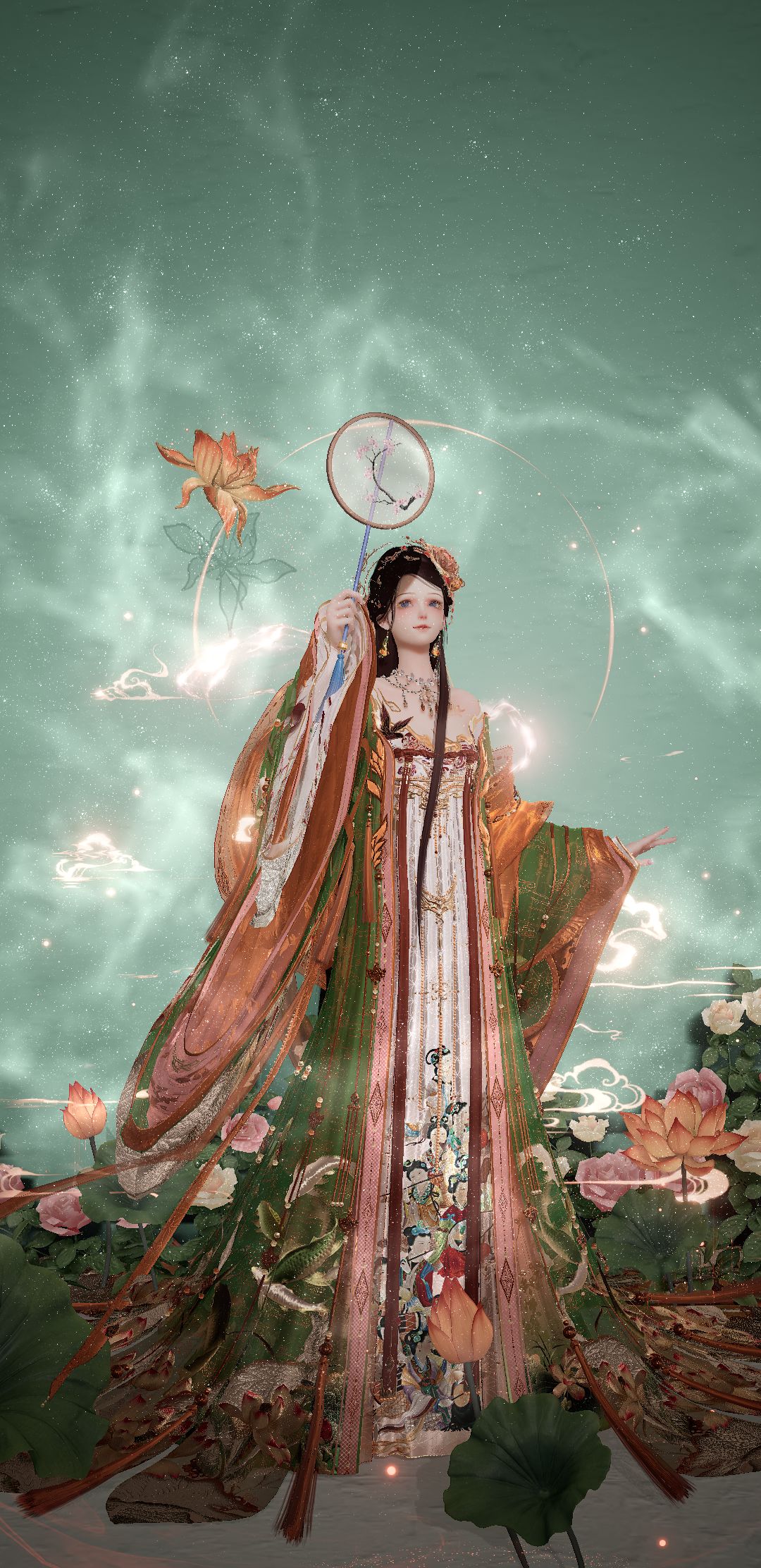 绣花染的相近一些,感觉就不那么突兀了 3