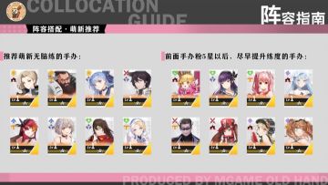 萌新收藏家如何搭配阵容？来自零氪玩家的阵容组合推荐