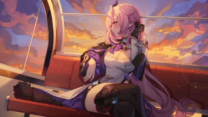 和爱莉希雅坐摩天轮来啦截图