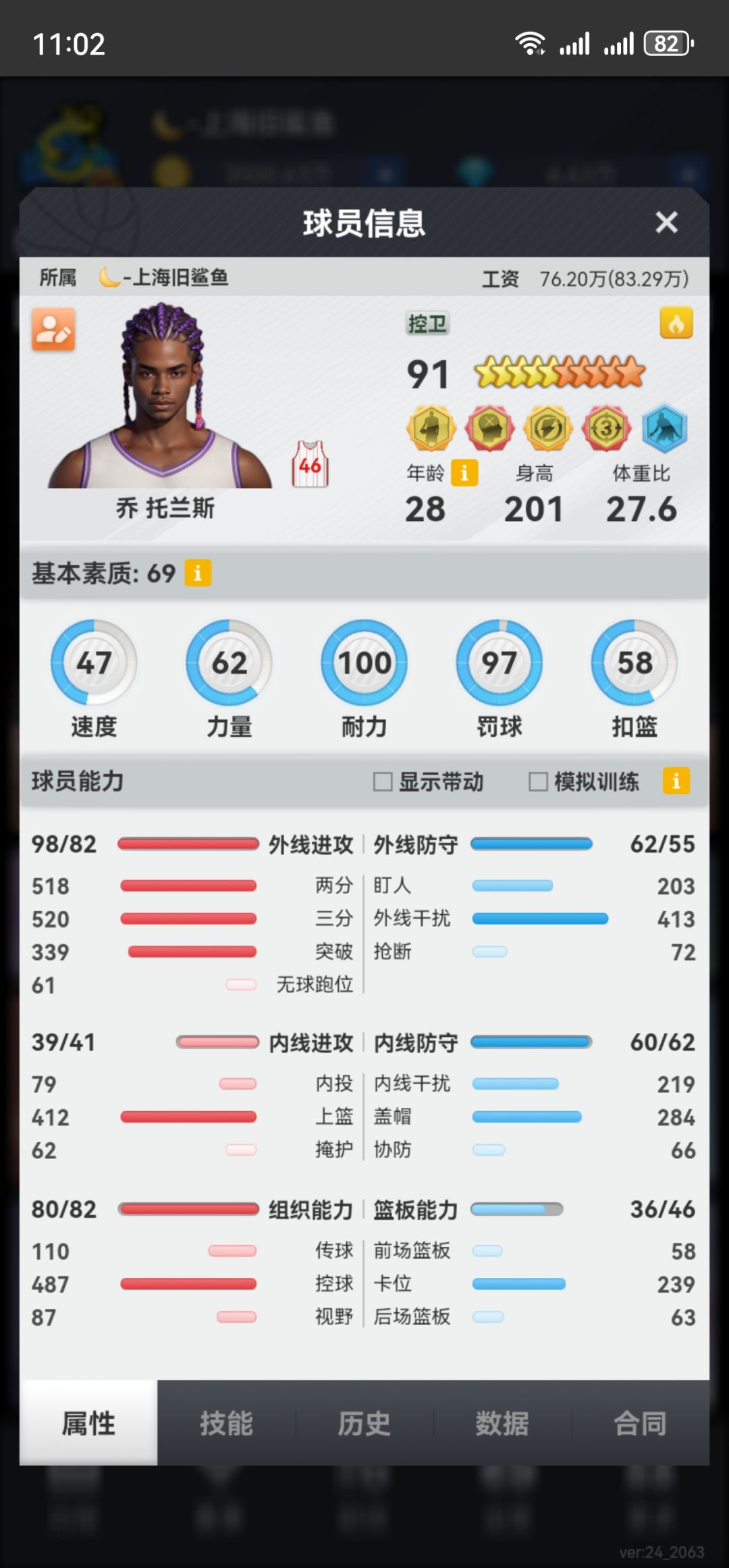 这个球员是个好球员嘛? 1