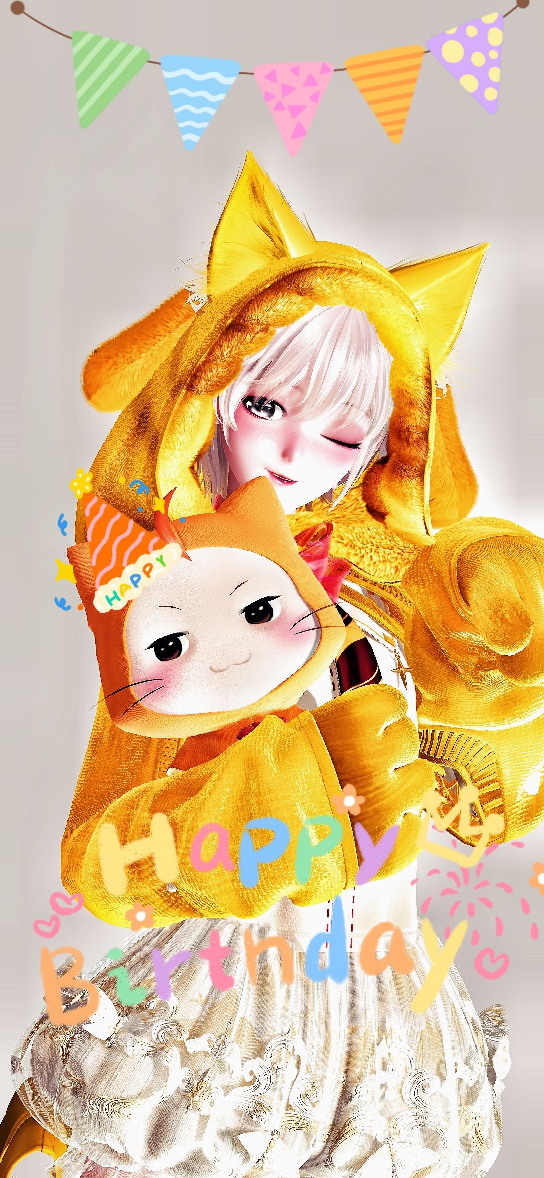 祝我们可爱的大喵生日快乐!!! 3