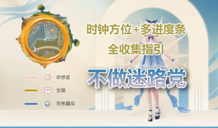 已重置【无限暖暖攻略】1心愿花街 奇想星宝箱灵感露珠全收集截图
