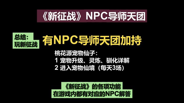 挂机国战MMO手游《新征战》NPC导师天团-桃花源宠物仙子截图