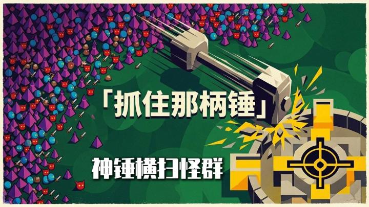 怪物还没打进营地,神锤先把族人砸飞了,《抓住那柄锤》有多混乱截图
