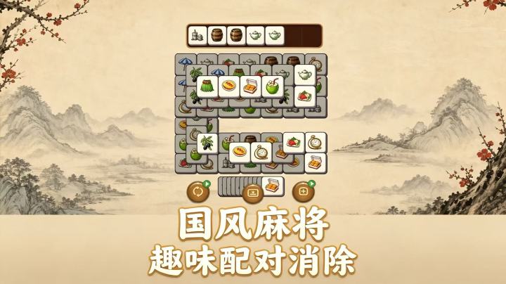 烧脑又解压！国风麻将配对来一局截图