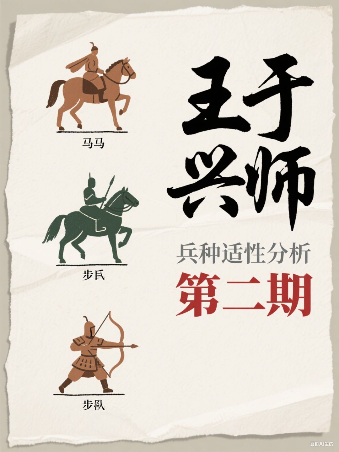 《王于兴师》全将领（含S2赛季）大揭秘第4期——兵种适性（二）截图
