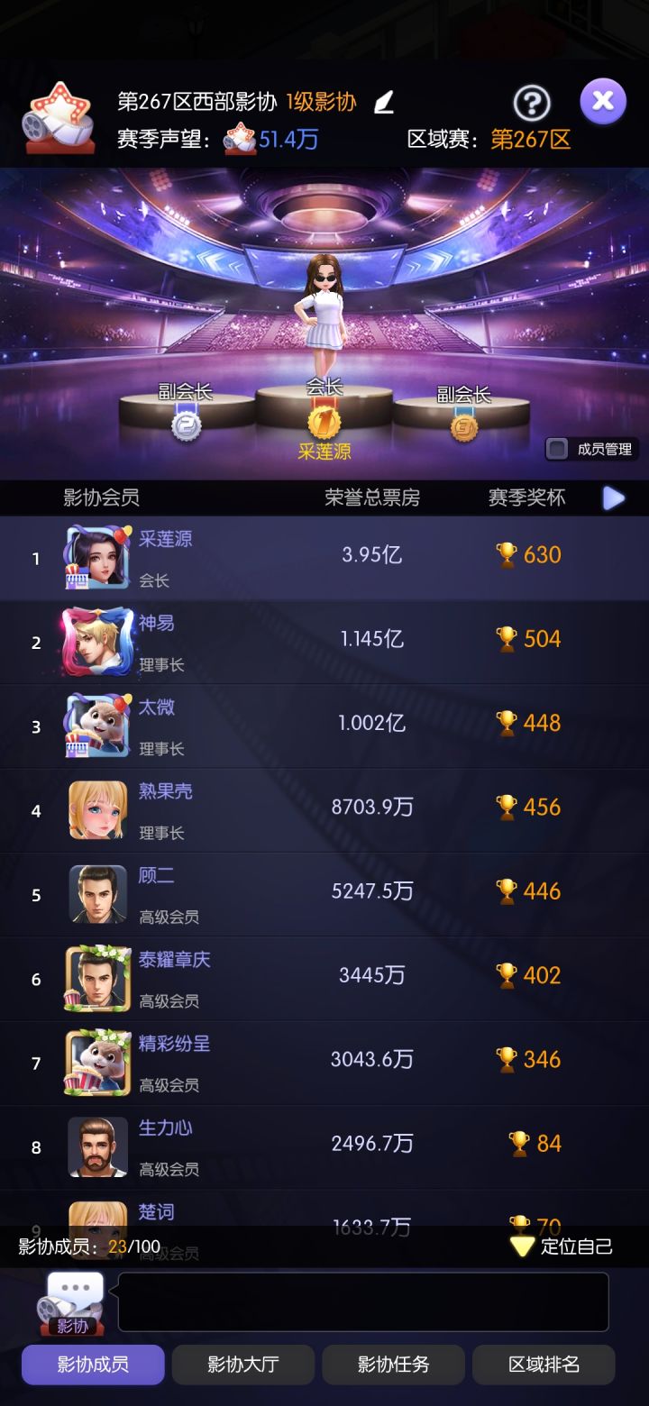 渠道服267区,一起玩呀,已经接管协会截图