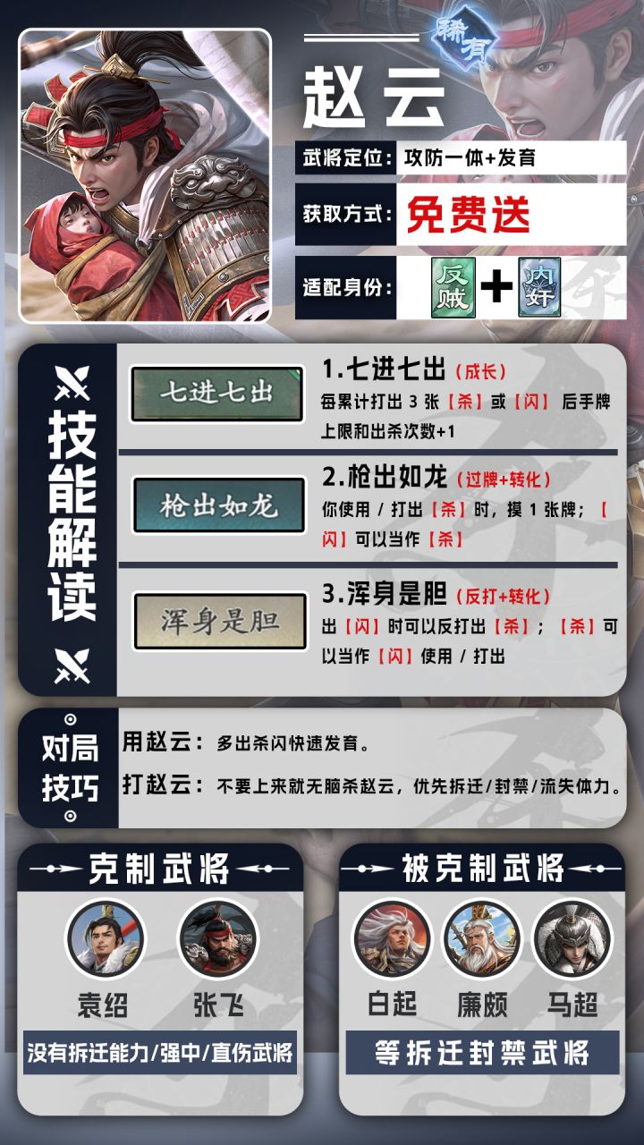 名将杀一图流攻略之赢赵云截图