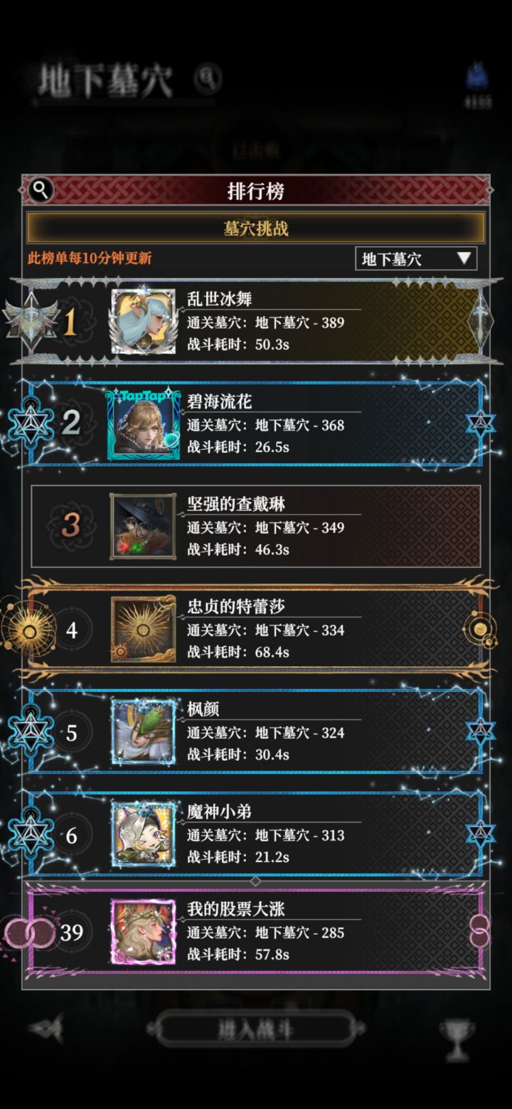 官服1区就很卷….我一个零氪极限了截图