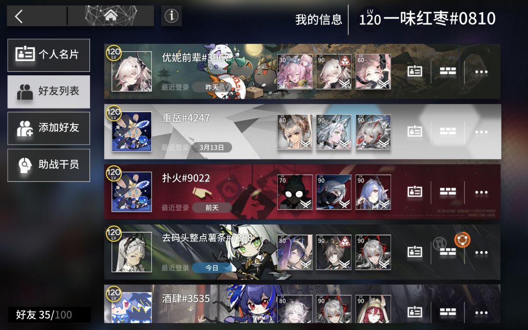 35个好友,每次线索交流就3个人来 2