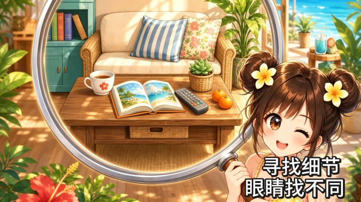 多关卡找茬游戏,用尺般的眼睛来找异常之处截图