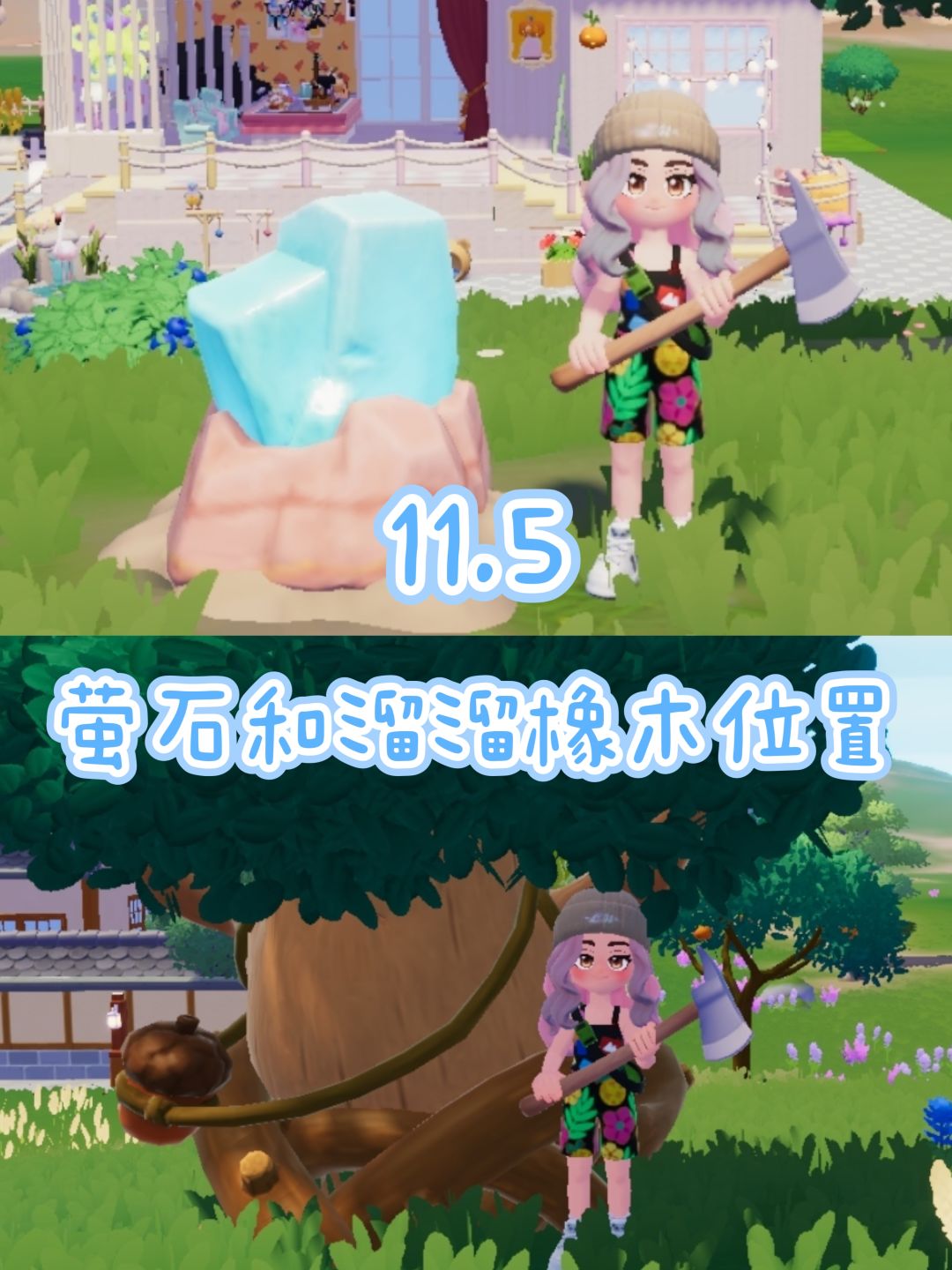 11.5 今日萤石和溜溜橡木位置截图