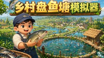 【游戏上新】乡村鱼塘模拟器，做盘鱼塘大佬！