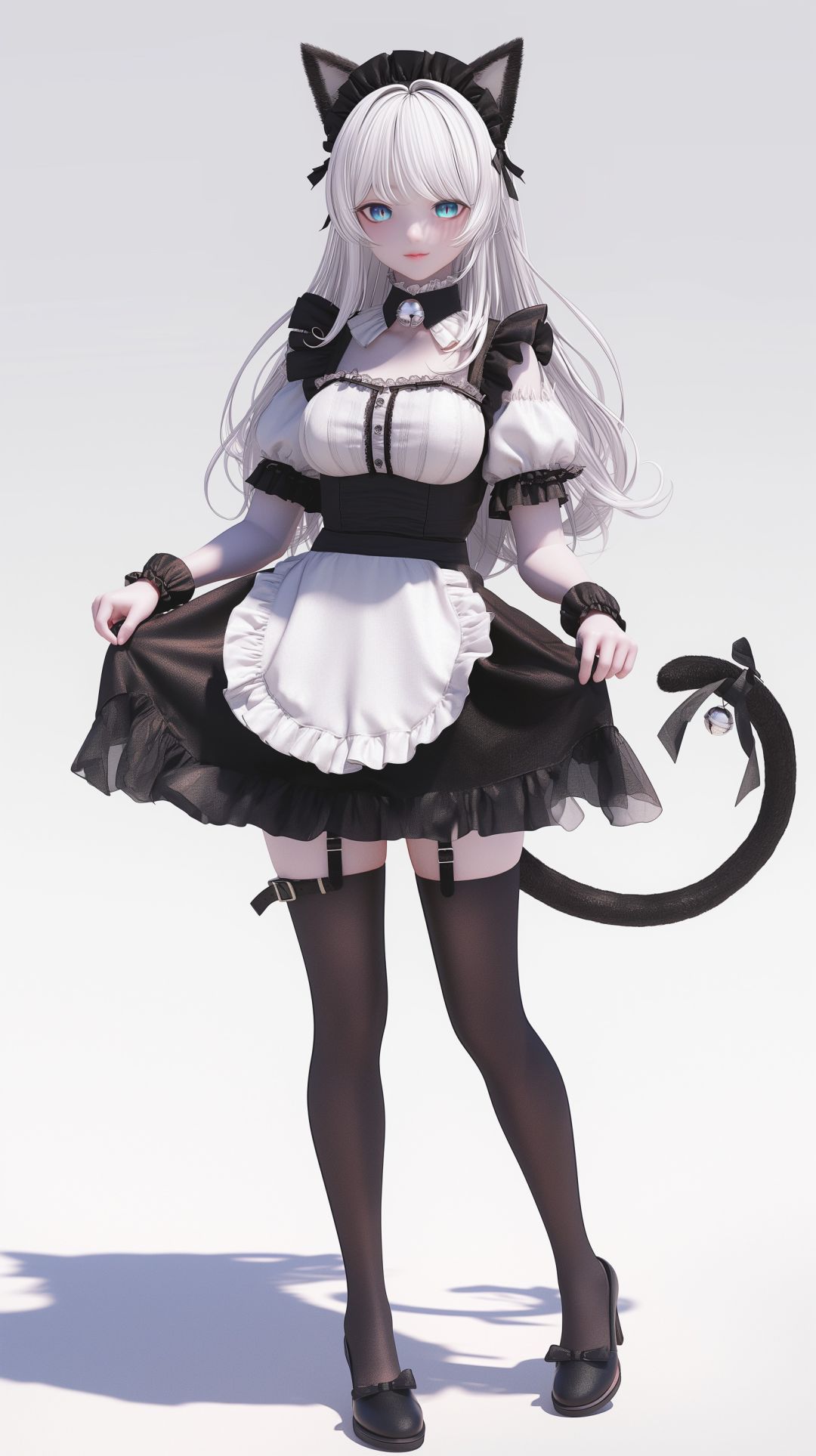 AI图自设猫耳娘 3