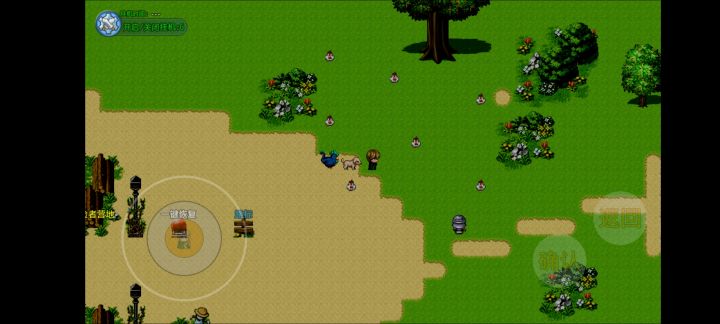 游戏是较为传统的rpg，可以挂机解放双手[表情_开心]，目前还在打鸡哥和史莱姆，经常挂着挂着遇到王级被团灭[表情_惊恐]截图