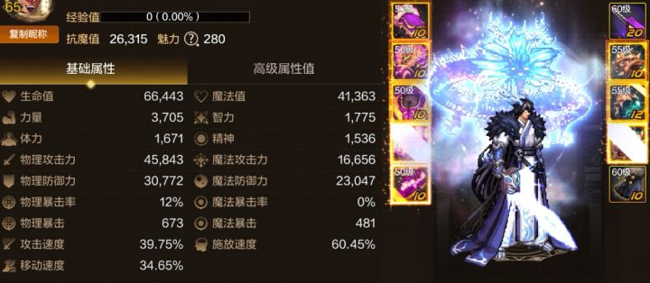 别看我抗魔低，但是攻击比我高的没几个截图