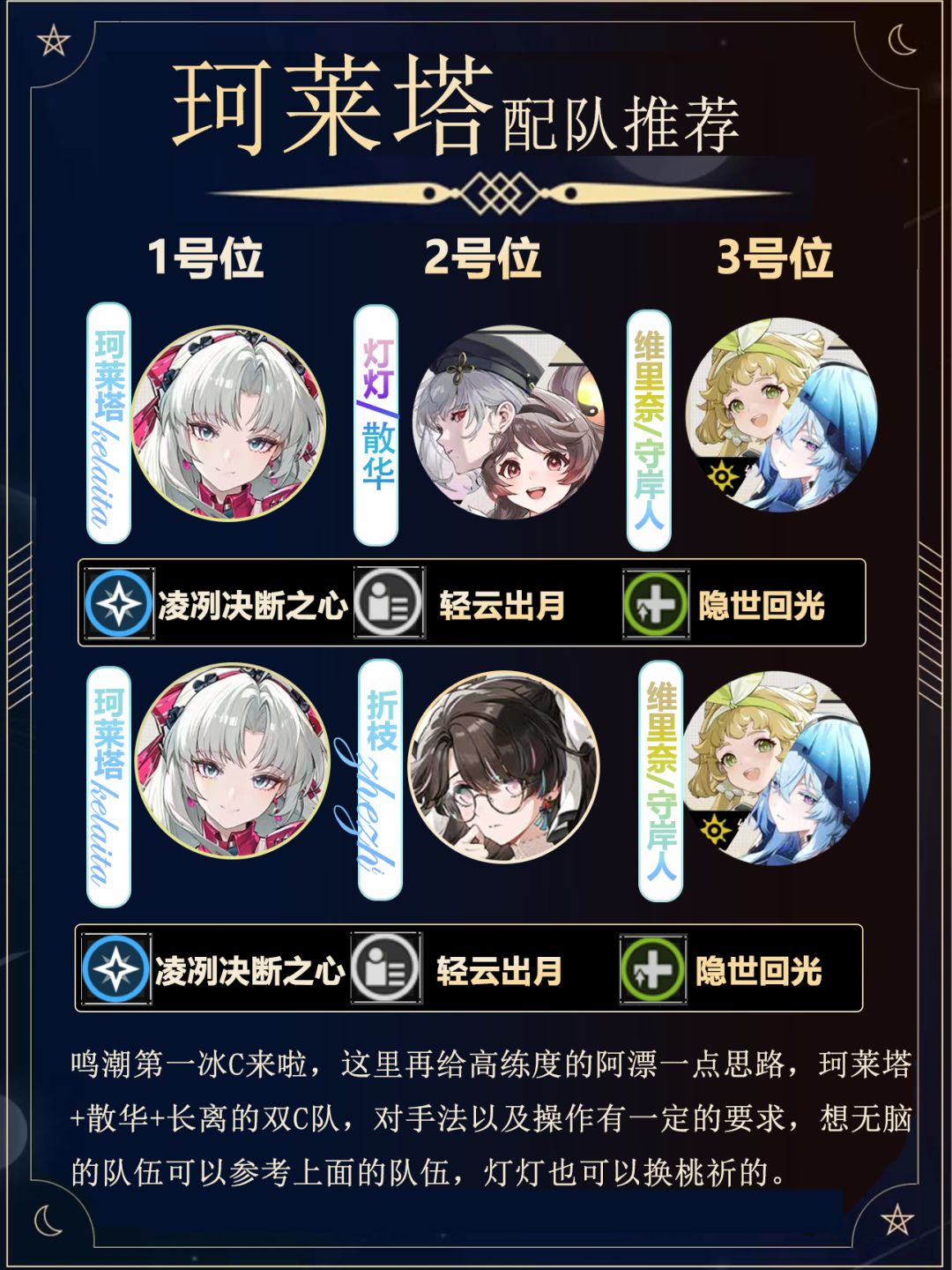 珂莱塔角色攻略 2