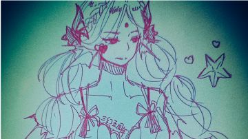 🌊🏖您有一条美人鱼待签收～三幻蔡文姬泳装同人摸鱼绘画🎨