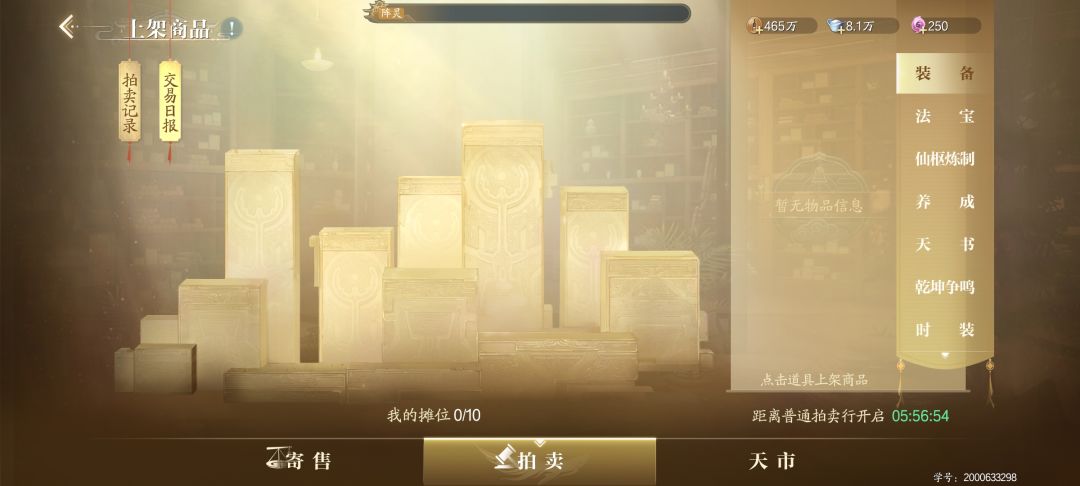 不能上架拍卖行 2