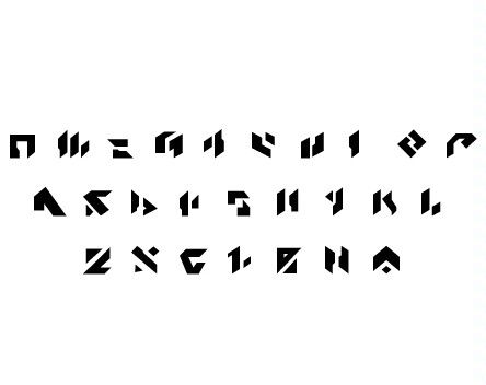 嘣战纪字体 6
