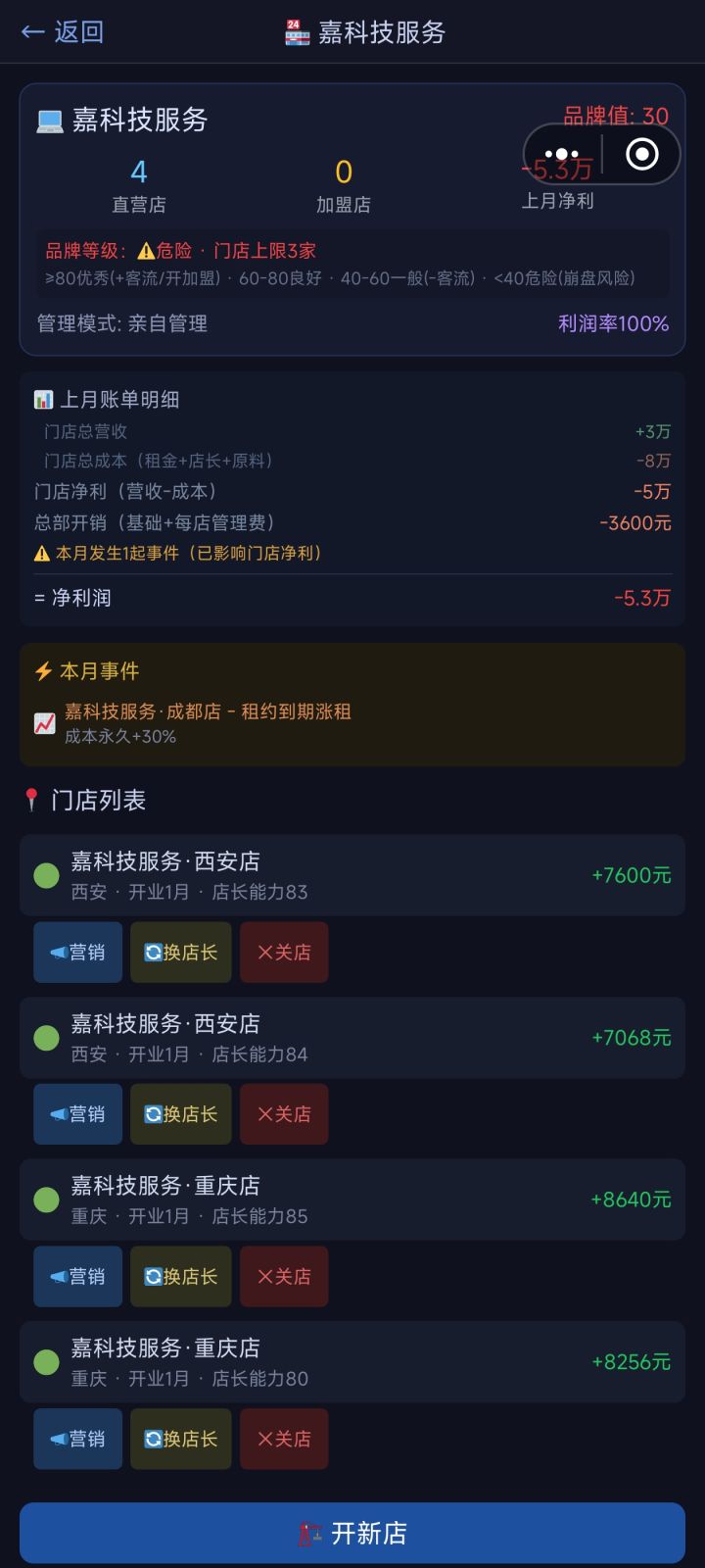 连锁店截图