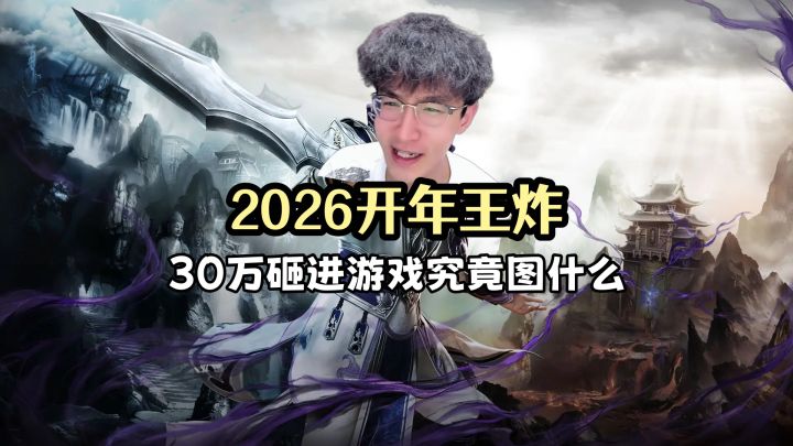 2026开年王炸！30万砸进游戏究竟图什么？截图
