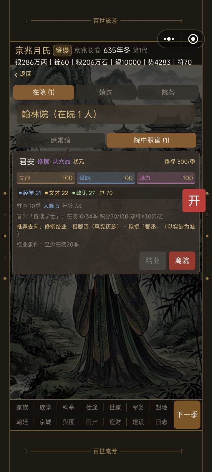 进翰林院后怎么升官儿?截图