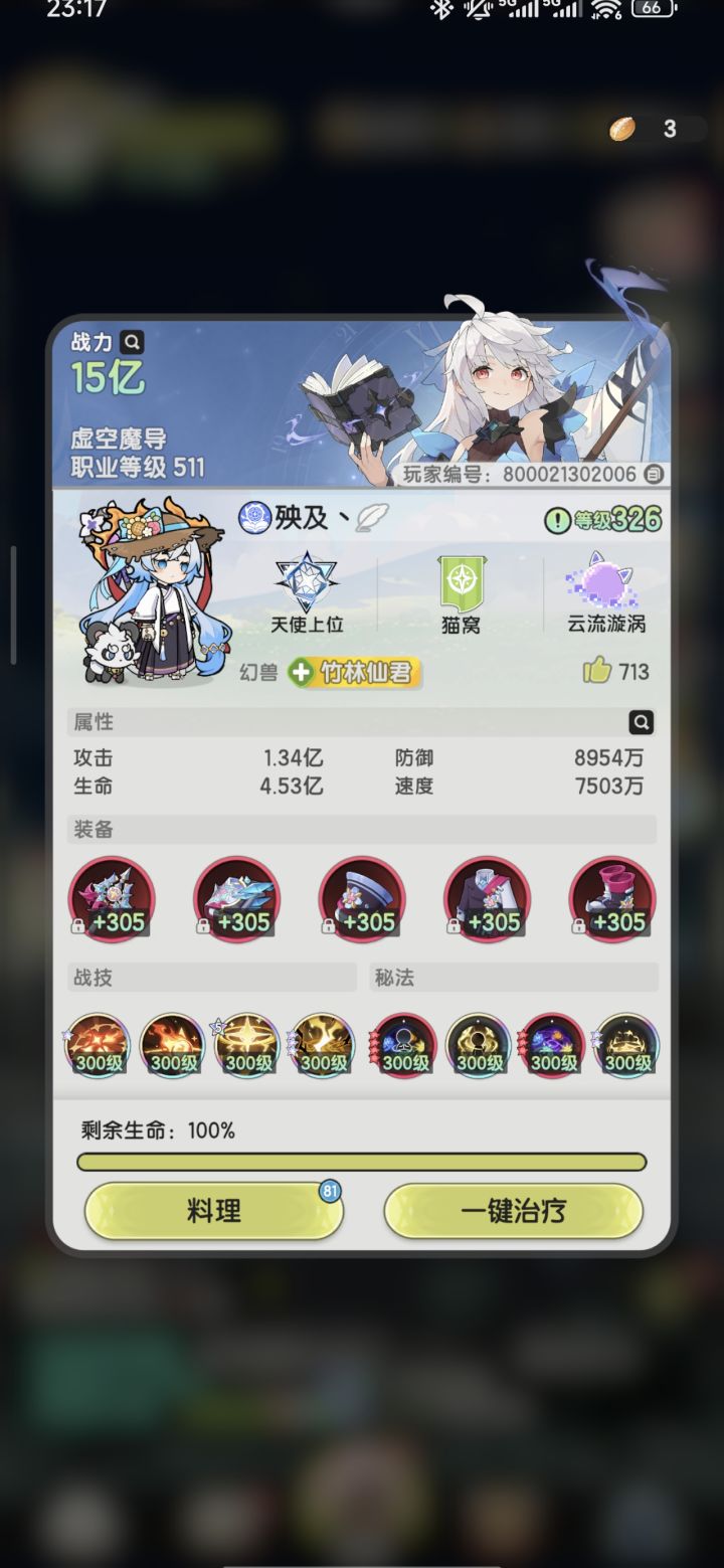 【转生异世界之零氪术士】第455天—S5赛季总结截图