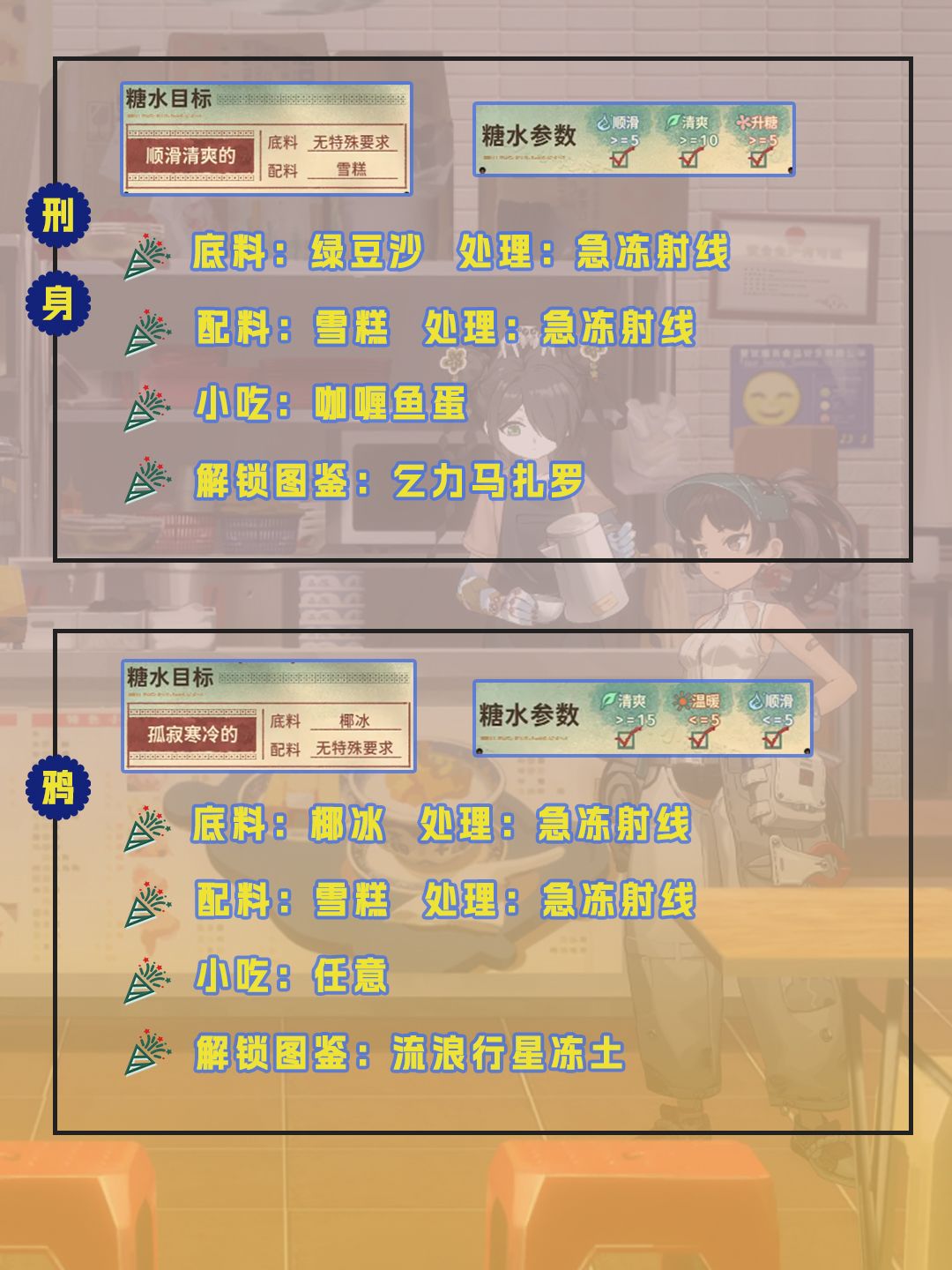 【新月同行】开店糖水图鉴收集 2