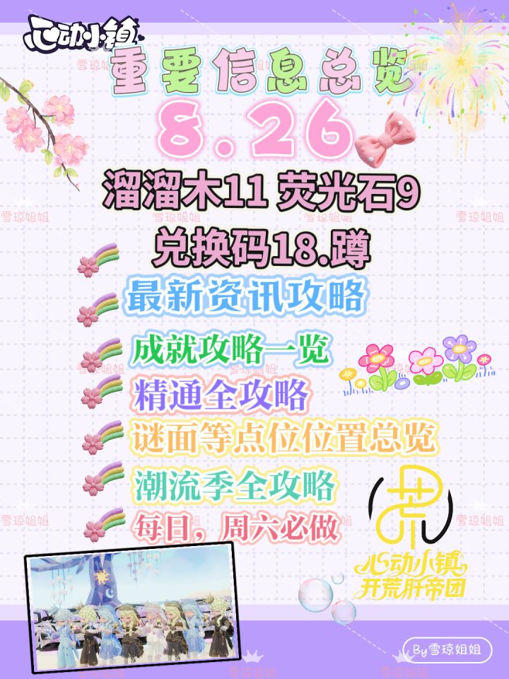 8.26权威硬核信息总览攻略合集截图