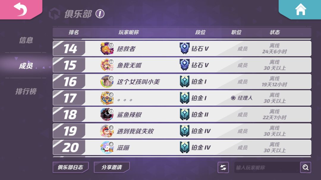 俱乐部排行这么高 2