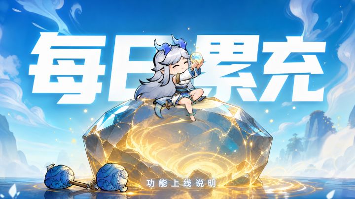 关于「每日累充」功能上线相关说明截图