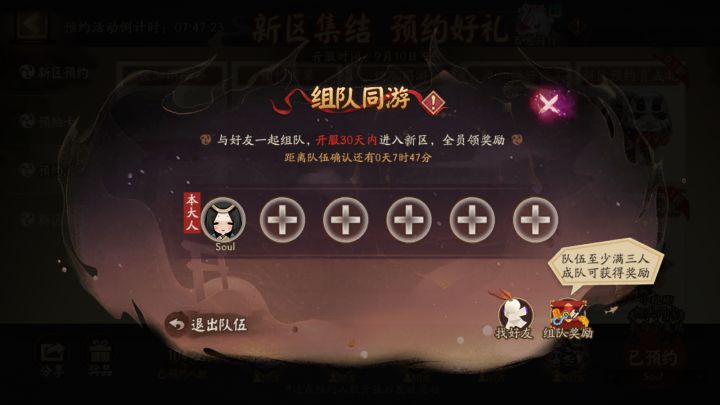 组队同游-9周年新区组队稳7天截图