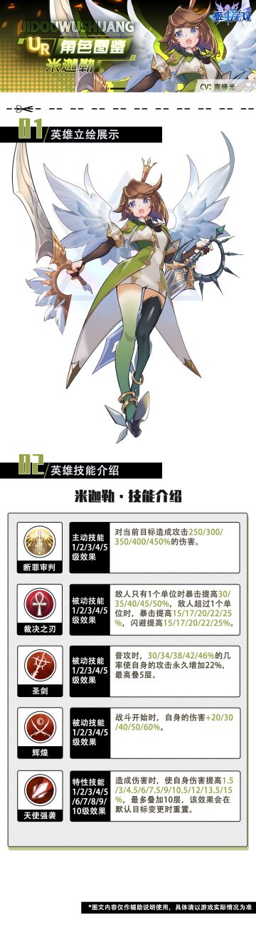 角色技能图鉴——米迦勒