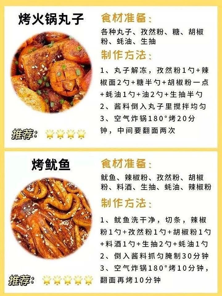 🌟青年大学习|空气炸锅美食推荐🌟 3