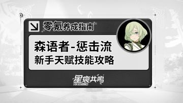 【星痕共鸣】森语者-惩击流：基础玩法介绍