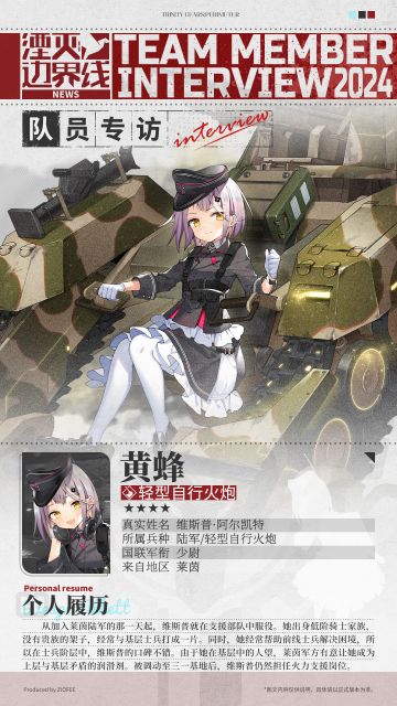 队员介绍丨行动代号：黄蜂