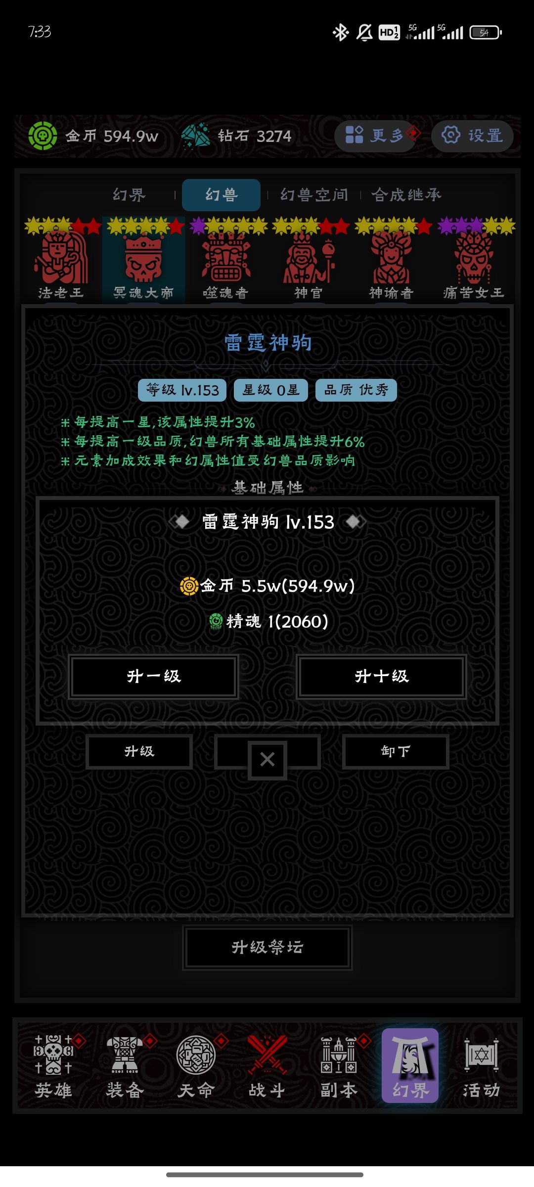 这对吗?高等级的需要金币更少? 1