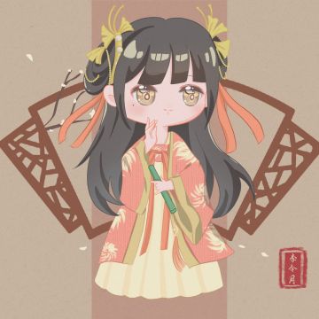 【同人绘画】Q版李令月