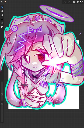 突然跑出我的画布！