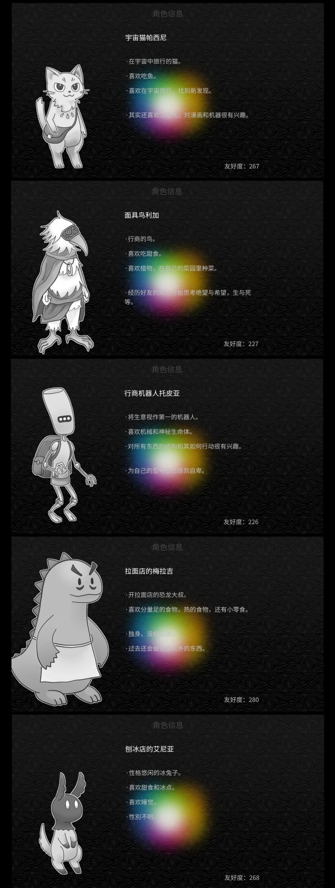 【自存】全角色完整简介+道具全图鉴 2