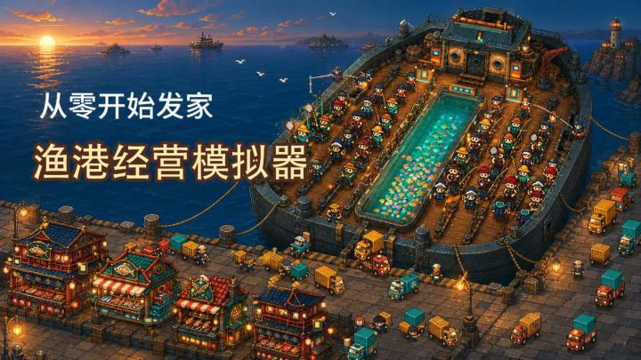 开局只有一条小船,看《渔港经营模拟器》如何打造海上商业帝国截图