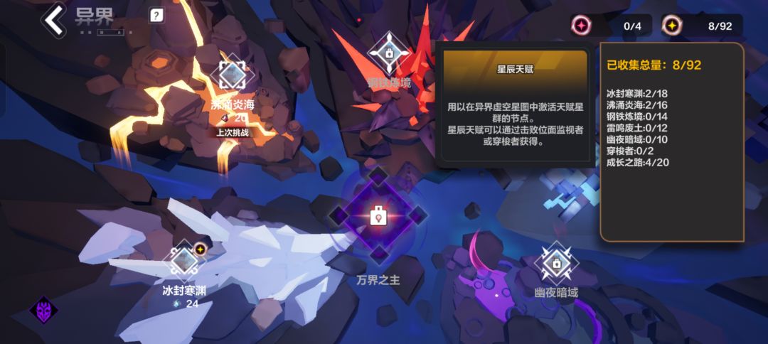 新人提问关于星辰天赋 1