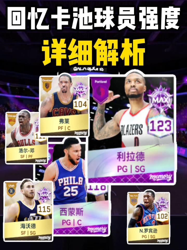 回忆卡池球员强度详解截图