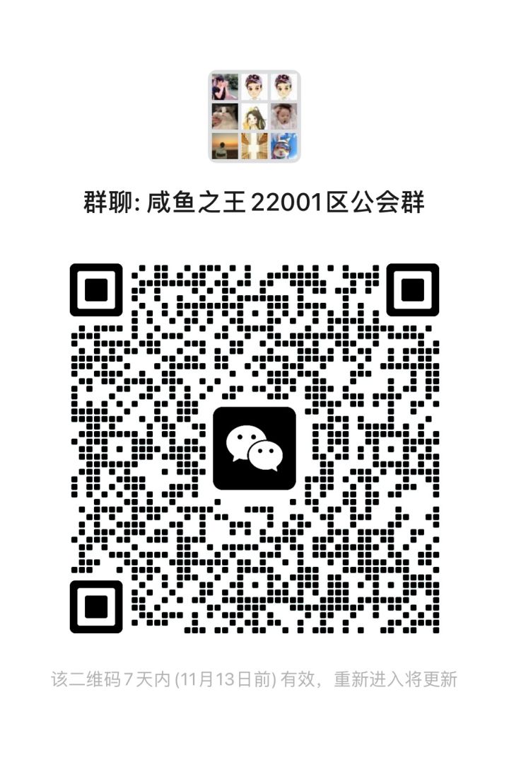 22001区集结,等新区的进来。截图